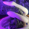 Deepleasure Gode long Ultra Snake 120 x 2.7cm Blanc